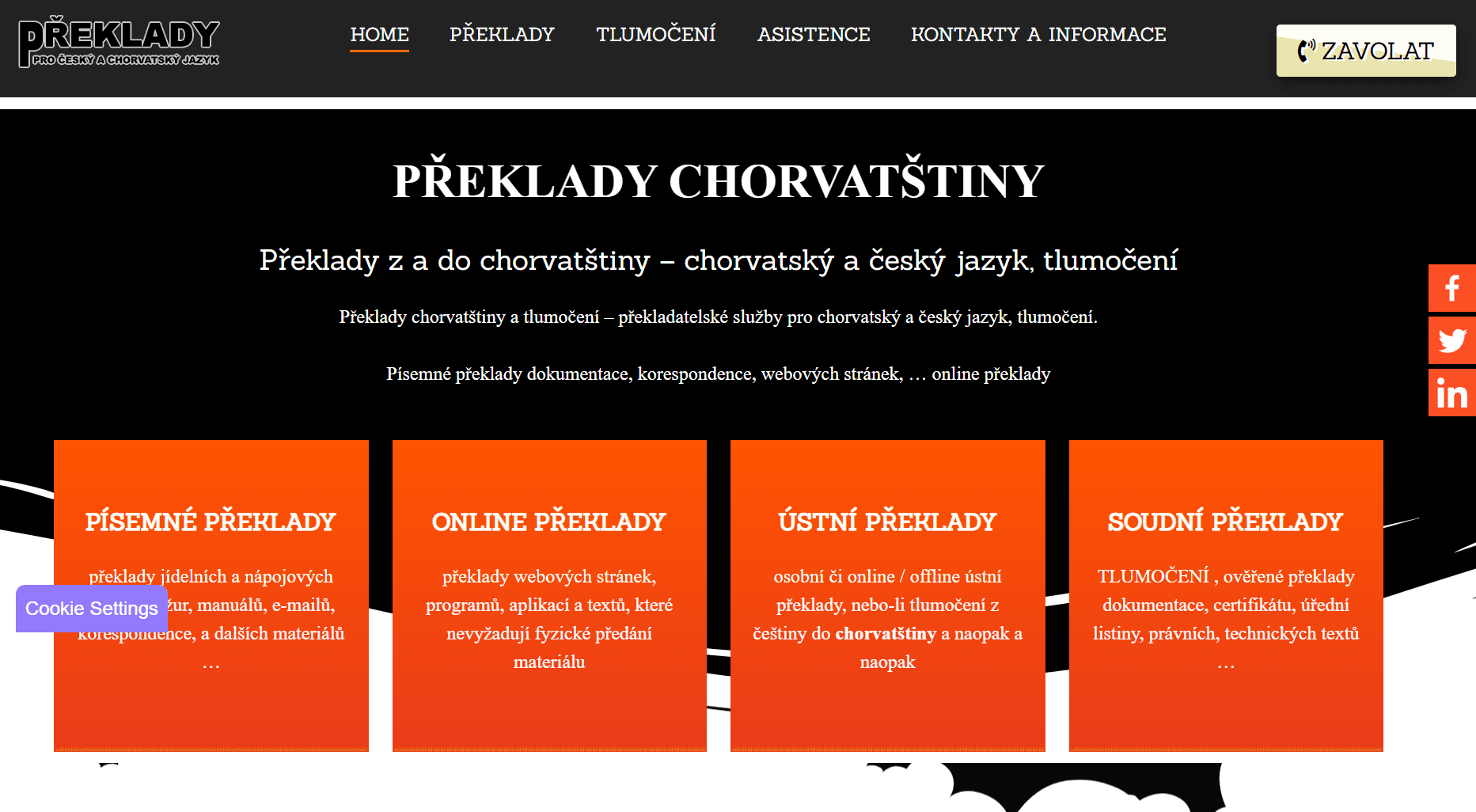 Překlady pro chorvatský jazyk